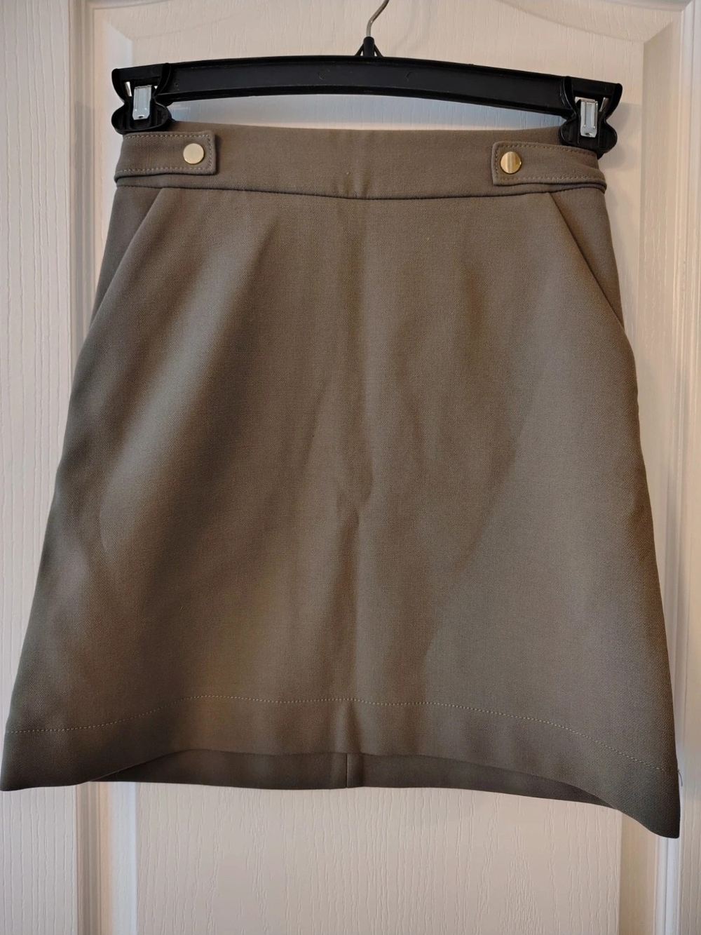 Classic A-Line H&M Taupe Skirt